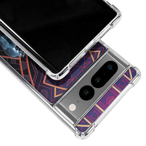 Marvel Black Panther Wakanda Salute Google Pixel 7 Pro Clear Case